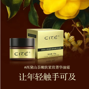 抗皱美容院正品 补水保湿 西黛山茶嫩肤紧致菁华油霜50g新款