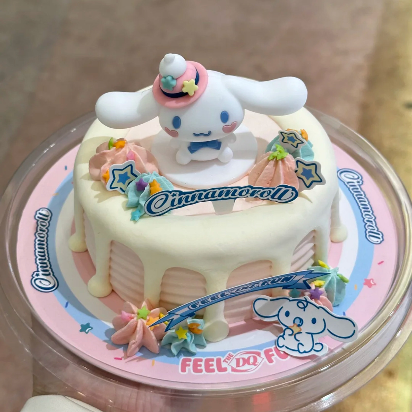 北京dq冰雪皇后冰淇淋蛋糕同城送大耳狗联名女朋友生日天津石家庄