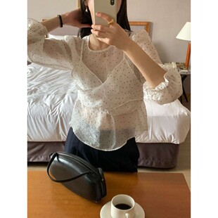 九0205韩国东大门t恤区FLUTTER-8744745原宿韩版潮流可爱学院冬季