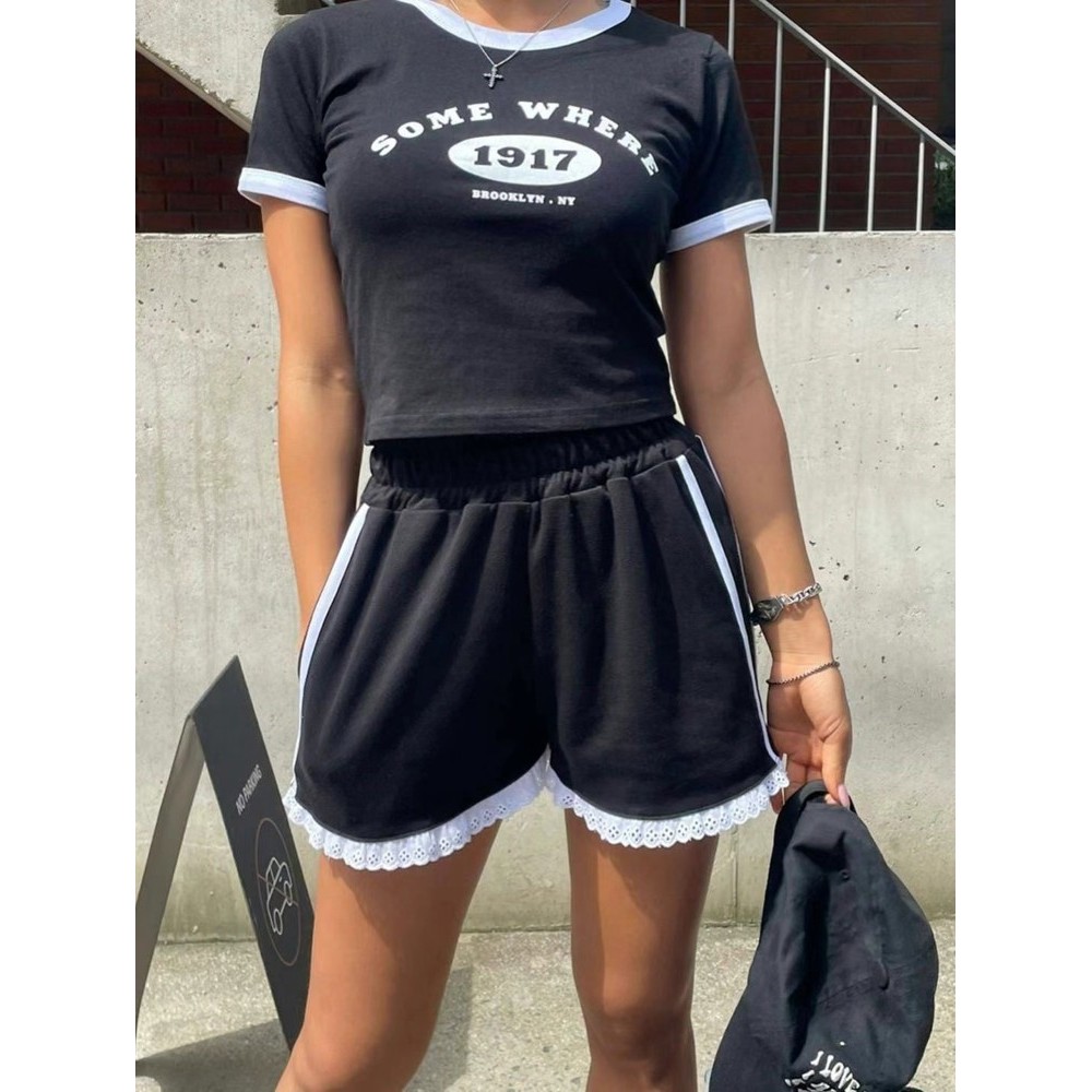 九0523韩国东大门运动短裤区Bclothes-8539413高端通勤英伦纯色