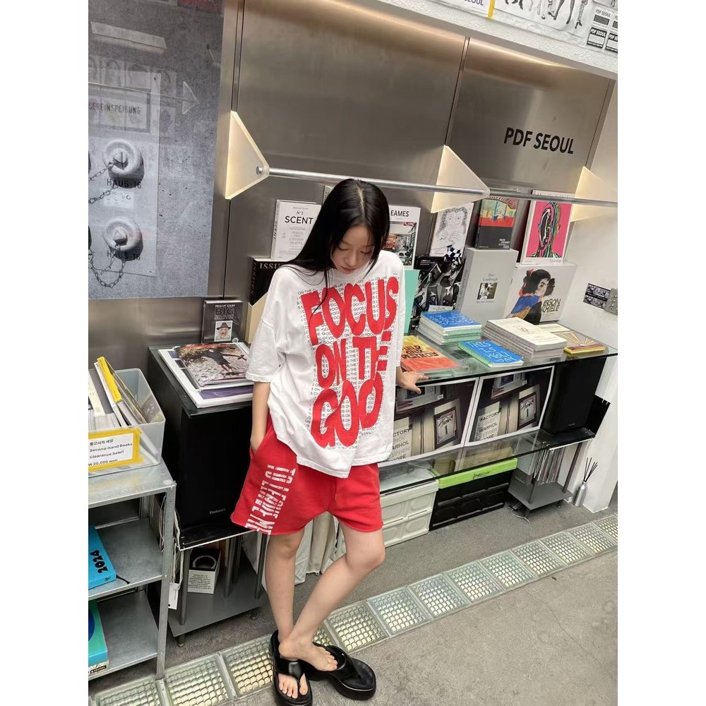 九0604韩国东大门运动短裤区THEWEEKND-8549565街舞韩版英伦可爱