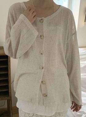 六0813韩国正品dailymarket-16944 针织衫区韩版浪漫可爱简约夏季