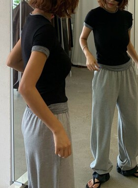 九1003韩国东大门t恤区ParisMatch-8661612休闲简洁直邮原宿人气