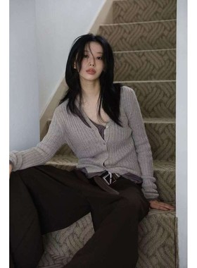 九1003韩国东大门针织衫-区Murmuring-8661895原宿人气复古秋季