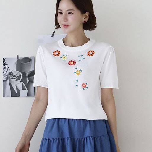 六0813韩国正品lemite-64108 针织衫区新款端庄直邮别致甜美舒适