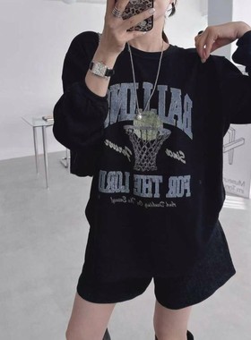 九1003韩国东大门t恤区BLACKFRIDAY-8660373复古秋季学院通勤欧美