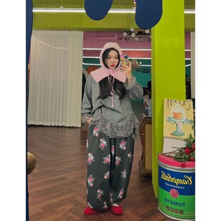 精致可爱 8751724春冬清新韩版 九0315韩国东大门休闲长裤 区abcd