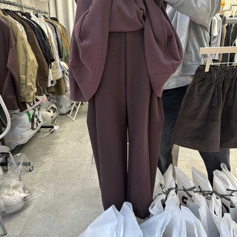 八1107韩国东大门休闲长裤区4480966冬季百搭正品知性休闲简洁