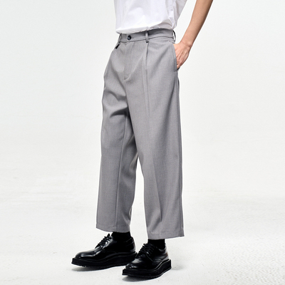 JARVISTORM垂感阔腿休闲九分裤