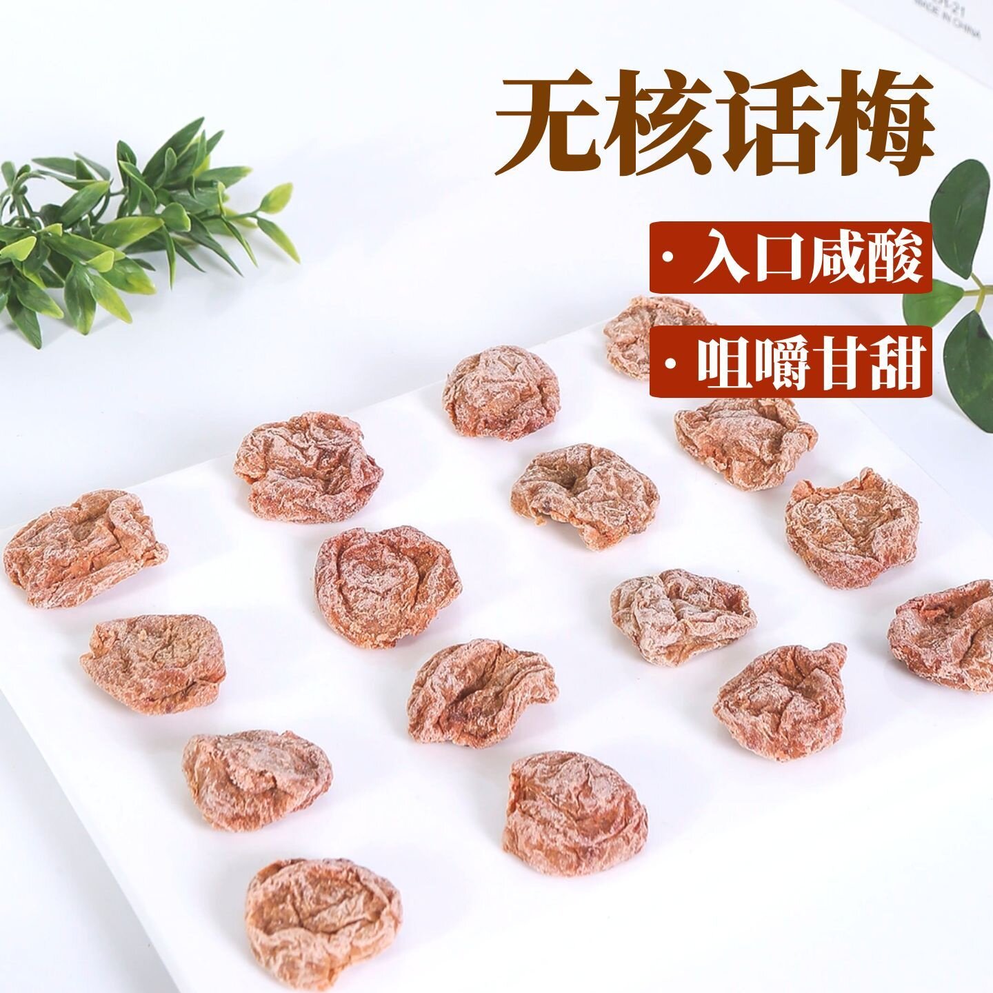 无核话梅肉老梅干250g潮汕话梅开胃酸梅干去核话梅干桃芝芝零食店