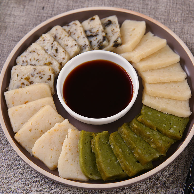 温州鱼饼下酒菜海鲜鱼糕特产大全手工米鱼饼干贝必高鱼饼【发顺丰