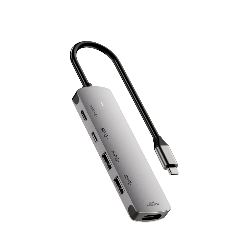 prolink typec五合一多功能拓展坞多接口适用于MacBook电脑手机