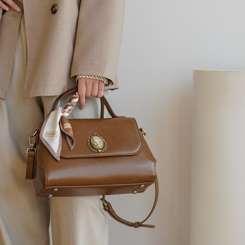 简约气质通勤手提包送丝巾