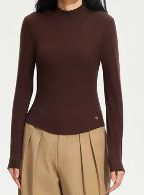 线描中领打底衫11937