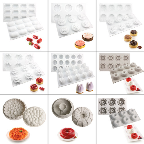 法式YQYM食品级硅胶慕斯圆形模具