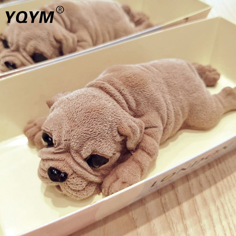 YQYM/艺强一鸣 3D立体硅胶慕斯模具沙皮狗脏脏狗巧克力蛋糕模具