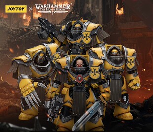 JT暗源战锤荷鲁斯之乱帝国之拳铁骑终结者军团可动兵人手办礼品