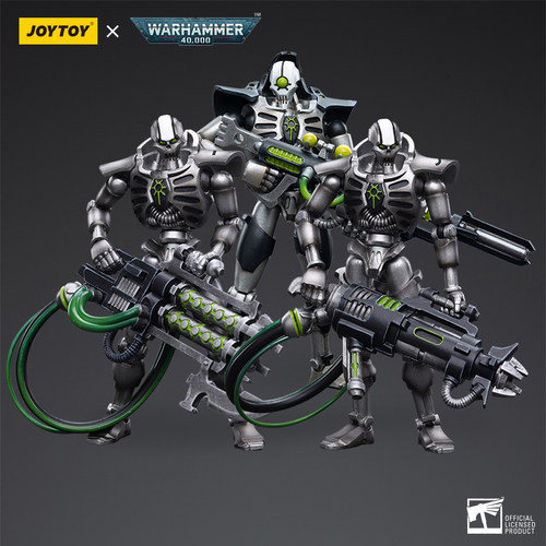JOYTOY 暗源战锤40K 太空死灵索泰克王朝三人组 1:18可动兵人模玩