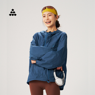 道木熙防晒衣女夏季户外2026款透气轻薄速干小个子宽松连帽防晒服