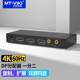 迈拓维矩 DP分配器1进2出同屏拓展DisplayPort分屏器高清4K60Hz带独立音频 DP102