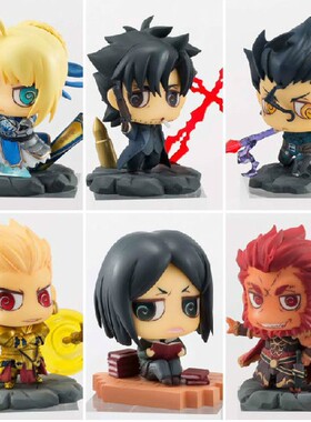 FATE钥匙扣吉尔伽美什公仔saber手办迪卢伊斯坎卫宫切嗣韦伯挂件