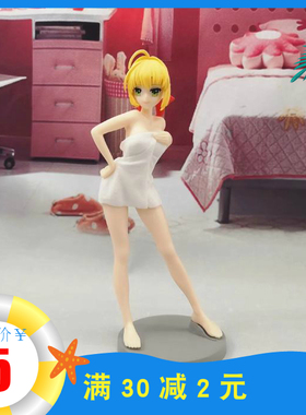 新款动漫周边FATE命运saber塞巴公仔人偶模型玩具玩偶摆件礼物