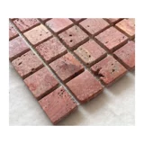 Красная пещера Каменная мозаичная плитка естественный мрамор древний плитка культурный каменный бар