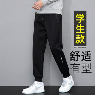 夏季薄款裤子12岁男孩13初中学生14大童15青少年帅气运动休闲裤16
