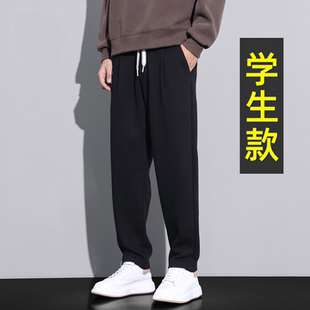 夏季2026新款休闲裤子男青少年初高中学生直筒裤大童薄款运动长裤