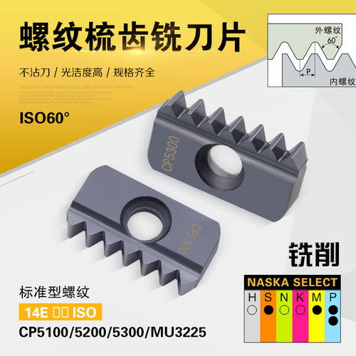 数控螺纹铣刀片硬质合金