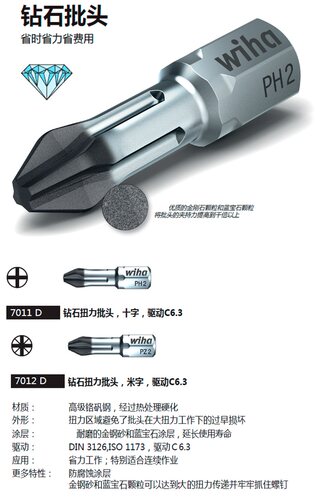 旋具批头十字螺丝刀高强度螺丝批