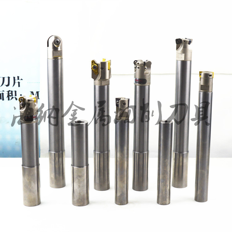 钨钢加长抗震直柄螺纹连接铣刀杆