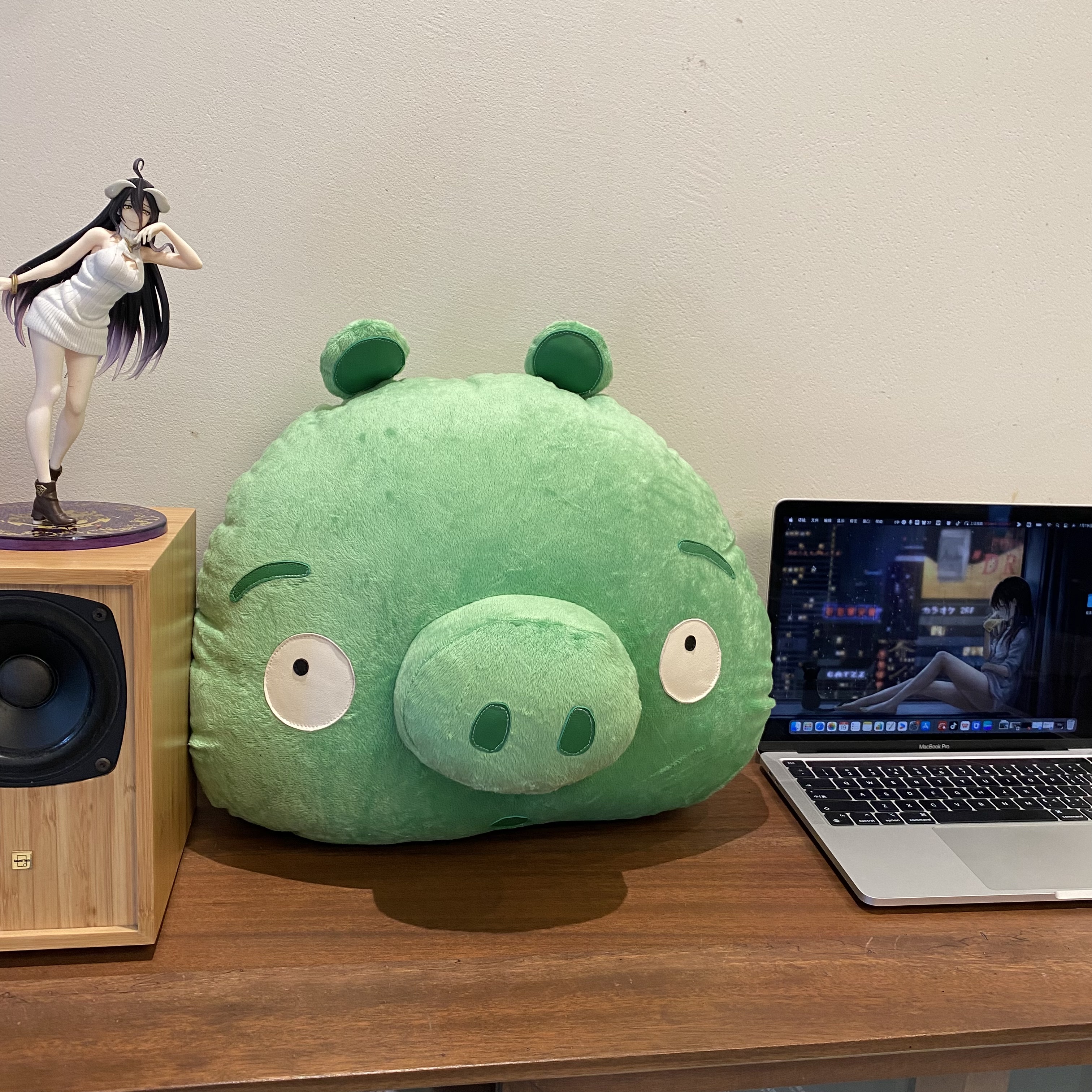 Heleworld愤怒的小猪毛绒玩具捣蛋猪小鸟玩偶创意设计手工制作