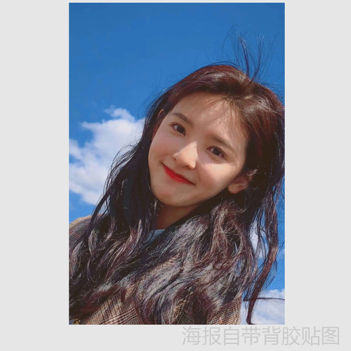 海报贴画美女明星章若楠偶像卧室宿舍墙壁装饰背胶自贴