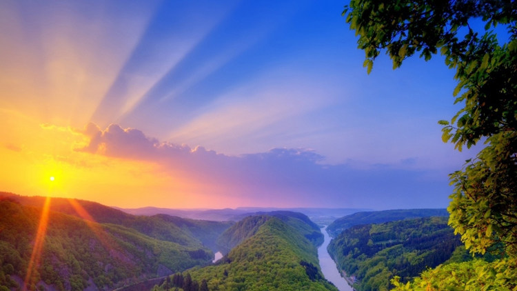 贴画装饰画自然风景美图 原生态唯美各地四季美景摄影作品贴图