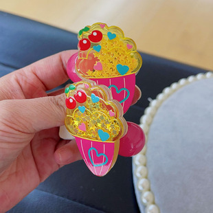 春夏新款韩国进口儿童发饰流沙棒冰棒棒糖绕绕头绳女童发圈皮筋