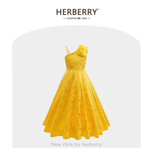 赫柏莉HERBERRY女童兔子警官cos黄色礼服裙疯狂动物城儿童公主裙