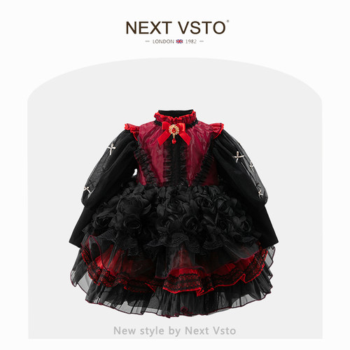 NEXTVSTO女连衣裙公主秋季