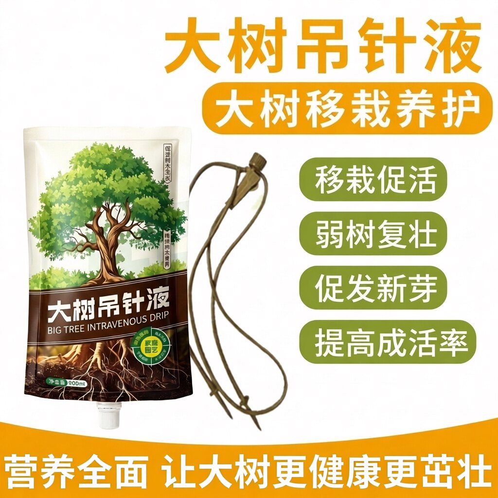 大树营养液吊针袋树木复活液桂花无机肥