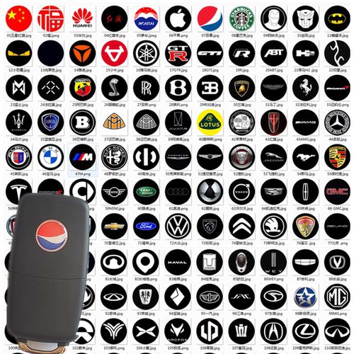 改装车钥匙标志14mm不生锈