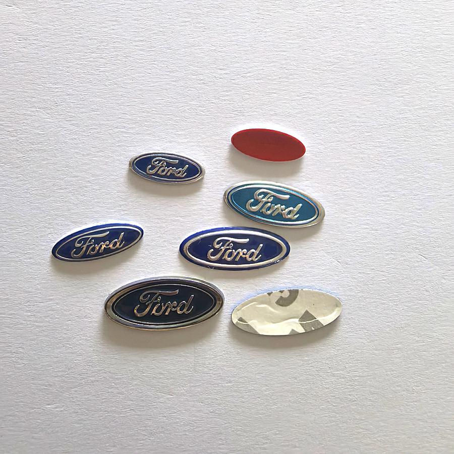 适用于福特福睿斯新蒙迪欧折叠钥匙福克斯进口锐界钥匙小标椭圆标