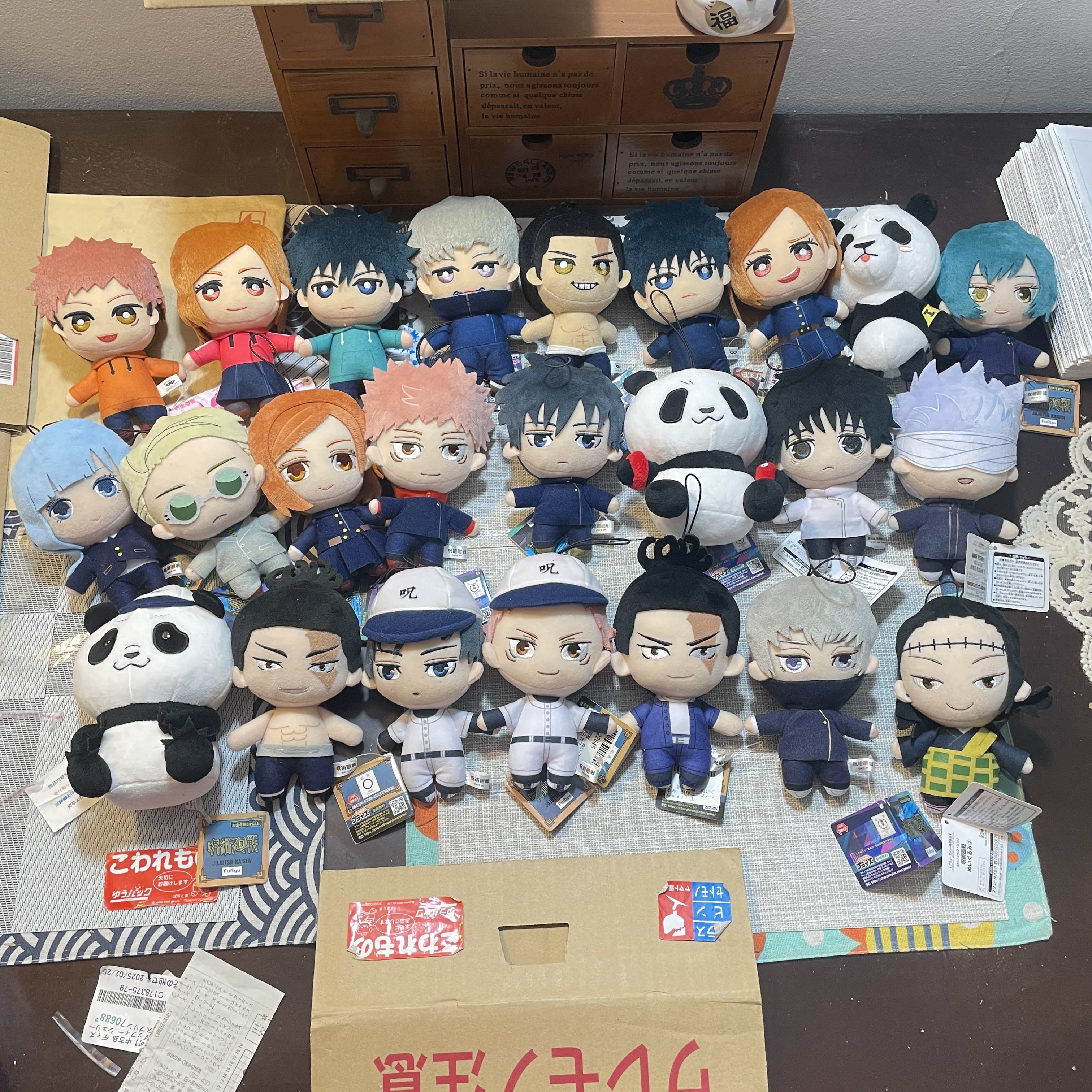 咒术回战 TAITO 眼镜厂 官谷日购正版 公仔 玩偶毛绒玩具  fufu