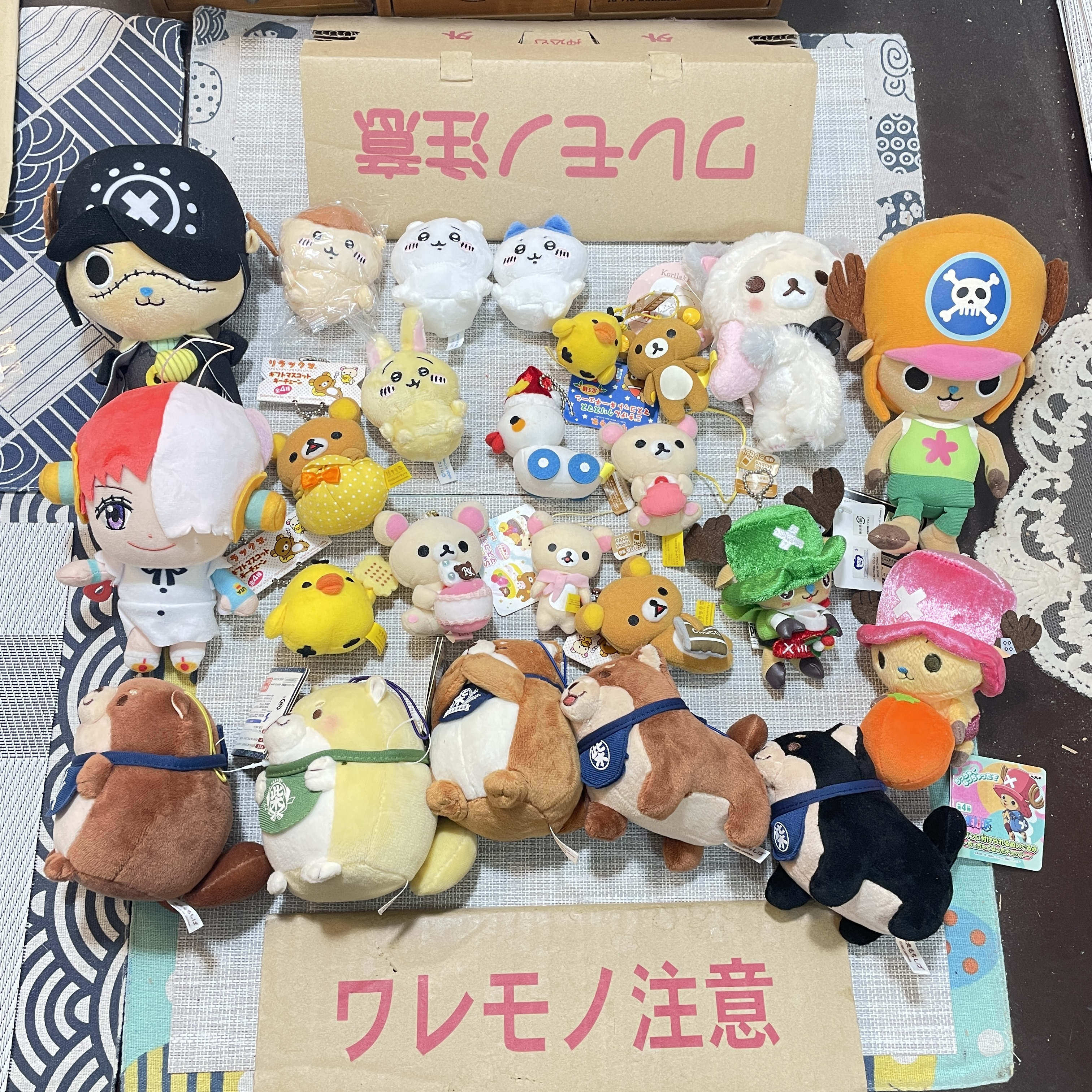 现货 日本正版 轻松熊 乔巴 海贼王 忠犬柴犬 毛绒玩具