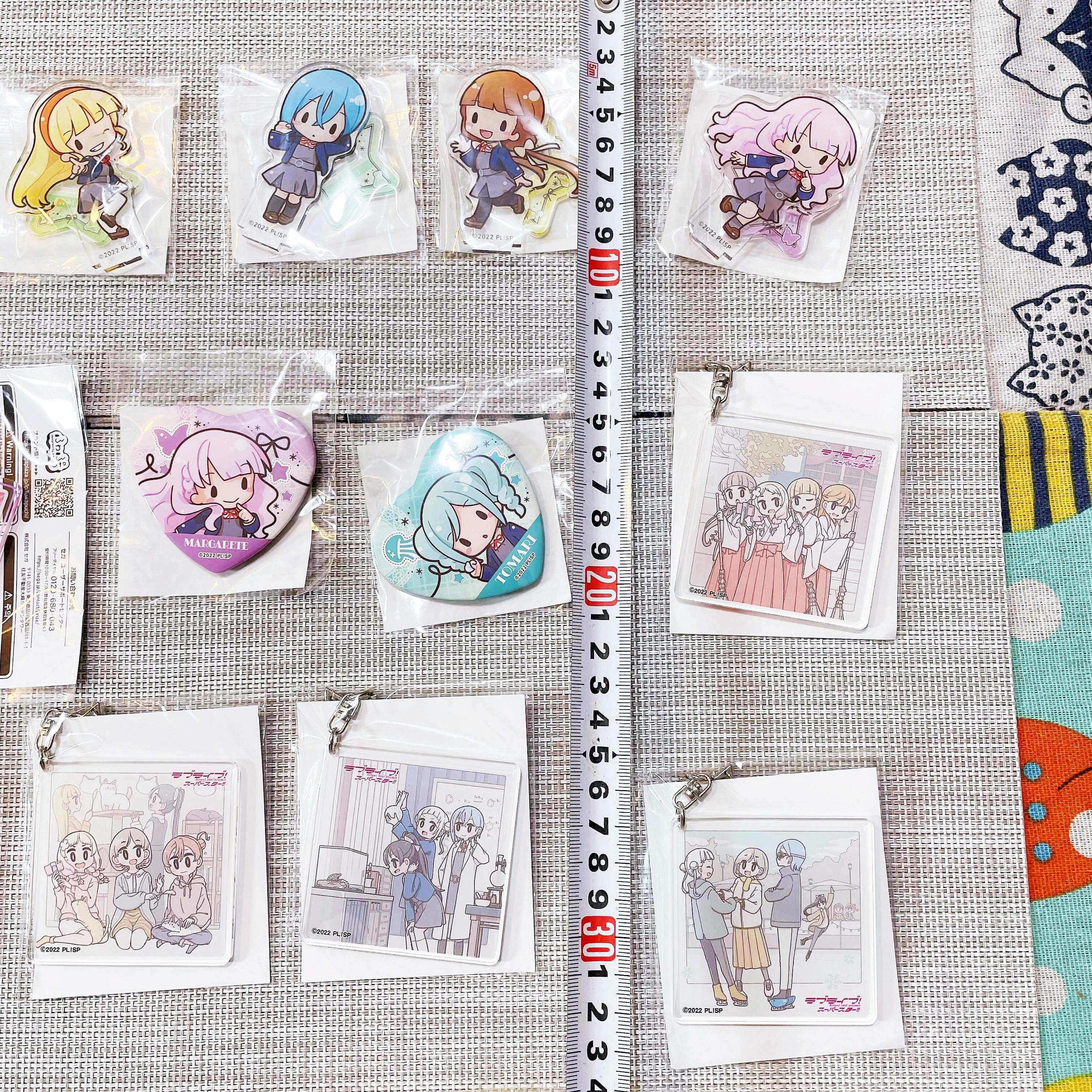 现货 正品 lovelive liella 星团 豆豆眼 抽赏 立排 吧唧 - 实物图