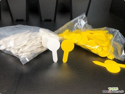 韩国标准花牌 2CM多肉植物园艺 标签塑料园艺插牌多肉进口牌子