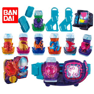 包邮万代假面骑士利维斯Revice驱动器DX食玩变身腰带狮子蝗虫印章