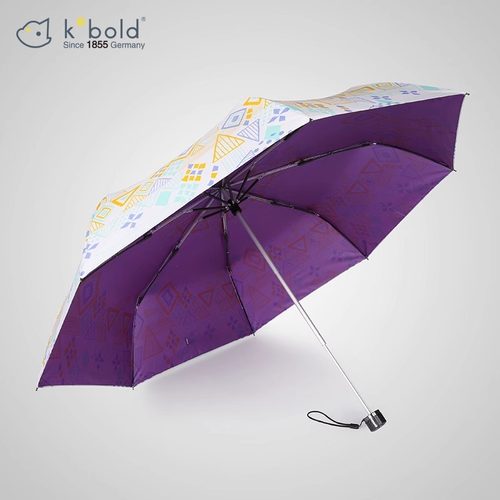 KOBOLD三折彩胶防晒晴雨伞