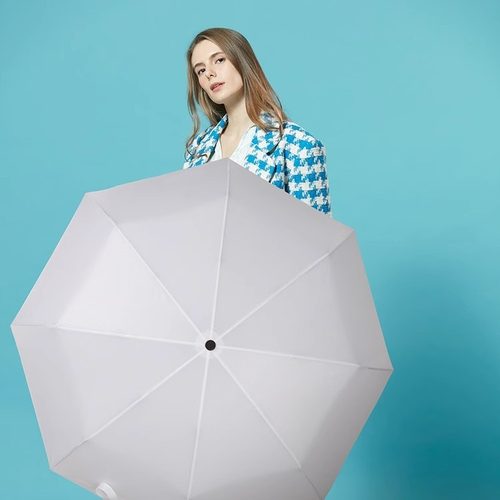 德kobold三折手动纯色晴雨伞