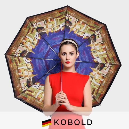 Kobold晴雨伞双层伞布防晒油画