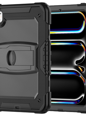 适用苹果iPad Pro 11寸电脑保护套带笔槽Air11 M3防摔Pro12.9寸支架平板壳Pro13 Mini6/7 Pro11 1/2/3/4代